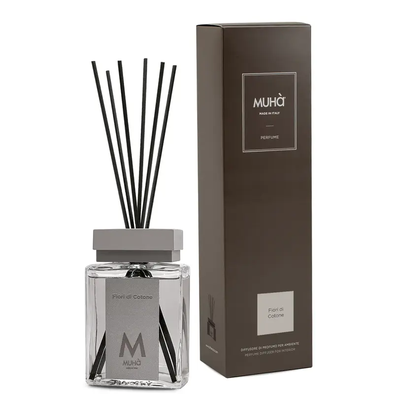 Muhà - profumo ambiente stick fiori di cotone 100ml | Rohome
