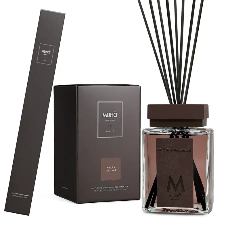 Muhà - profumo ambiente stick neroli e patchouli 500ml | Rohome
