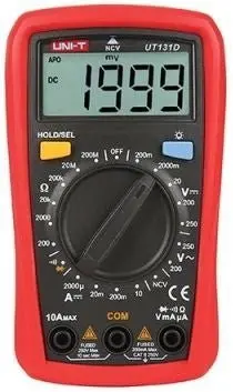 Multimetro Digitale Palmare Melchioni 530134339 - Display LCD Professionale