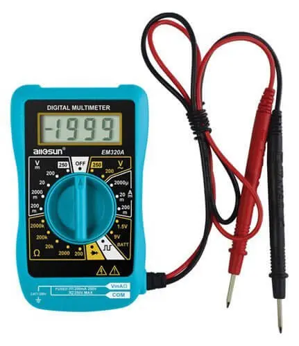 Multimetro Digitale Tascabile Melchioni 530134336 - Ultra-Compatto Palmare LCD