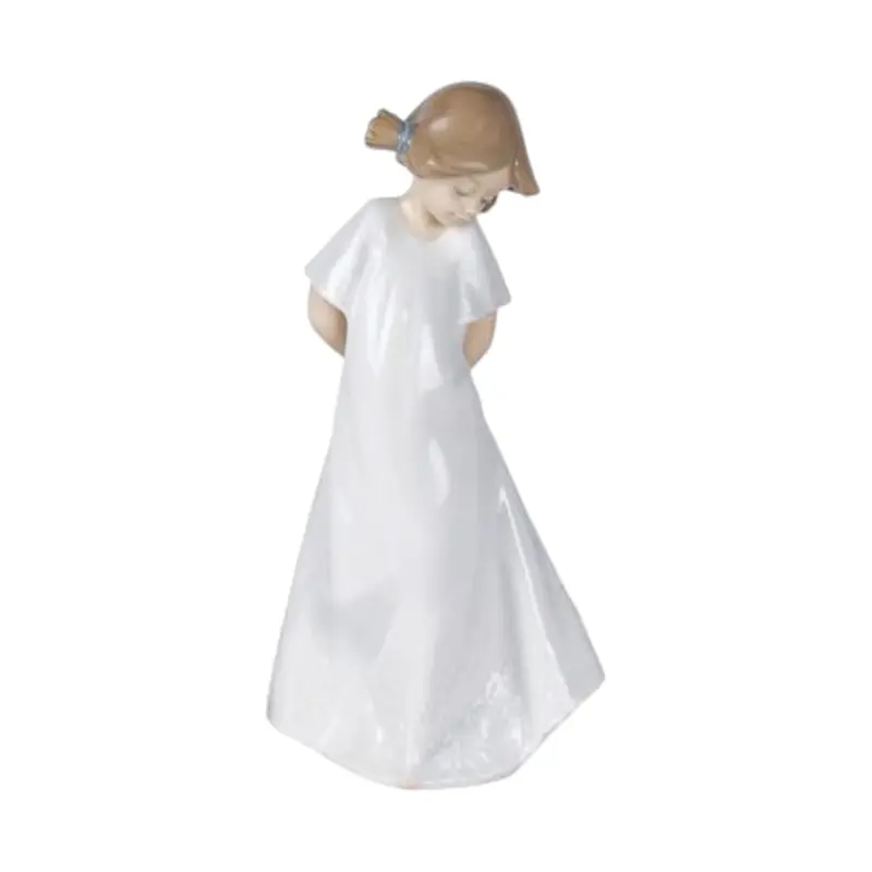 NAO by Lladrò Scultura Porcellana Così Timida 20x11x8 cm