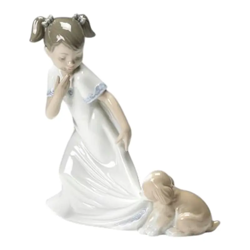 NAO by Lladrò Scultura Porcellana Lasciami Andare! 17x16 cm