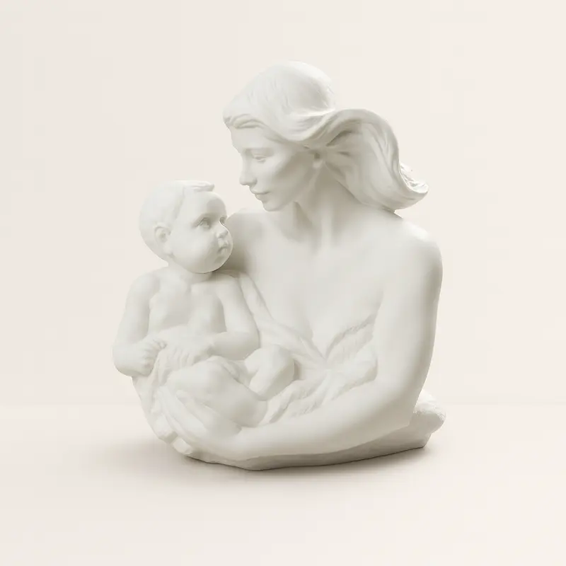 Nao Che Dolce Sei Porcellana Lladró Scultura Maternità