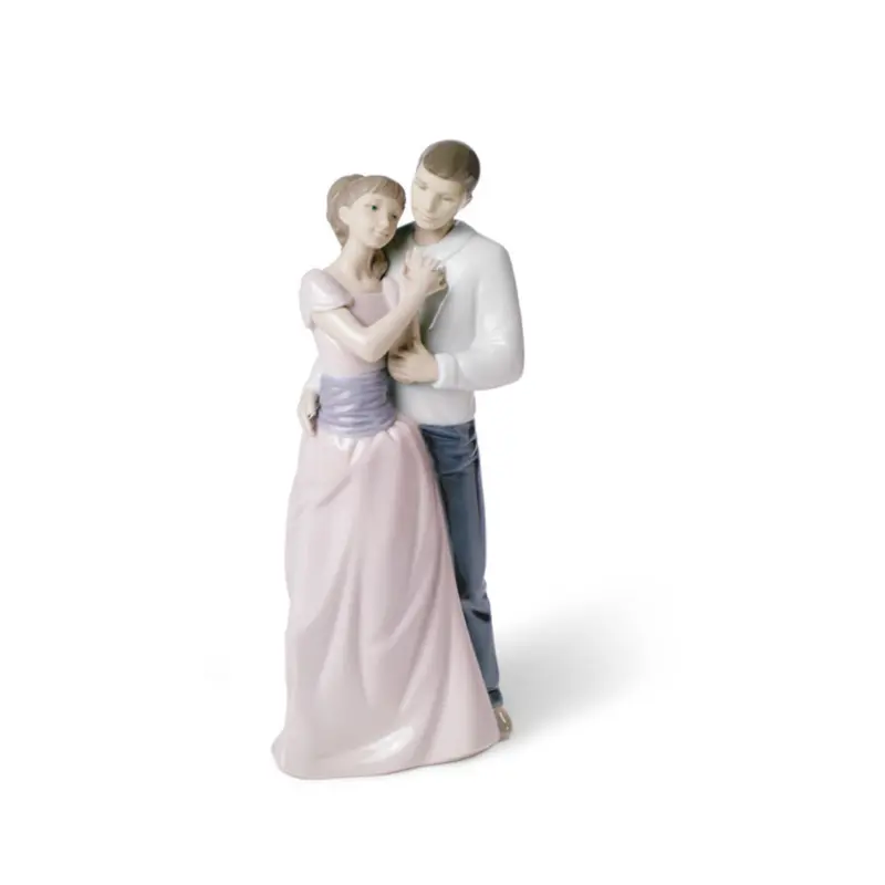 NAO Lladrò Scultura Porcellana Sogni d'Amore 27x12x10 cm