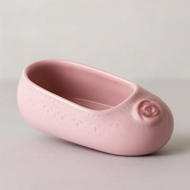 Nao Scarpina Bimba Porcellana Da Collezione 5cm