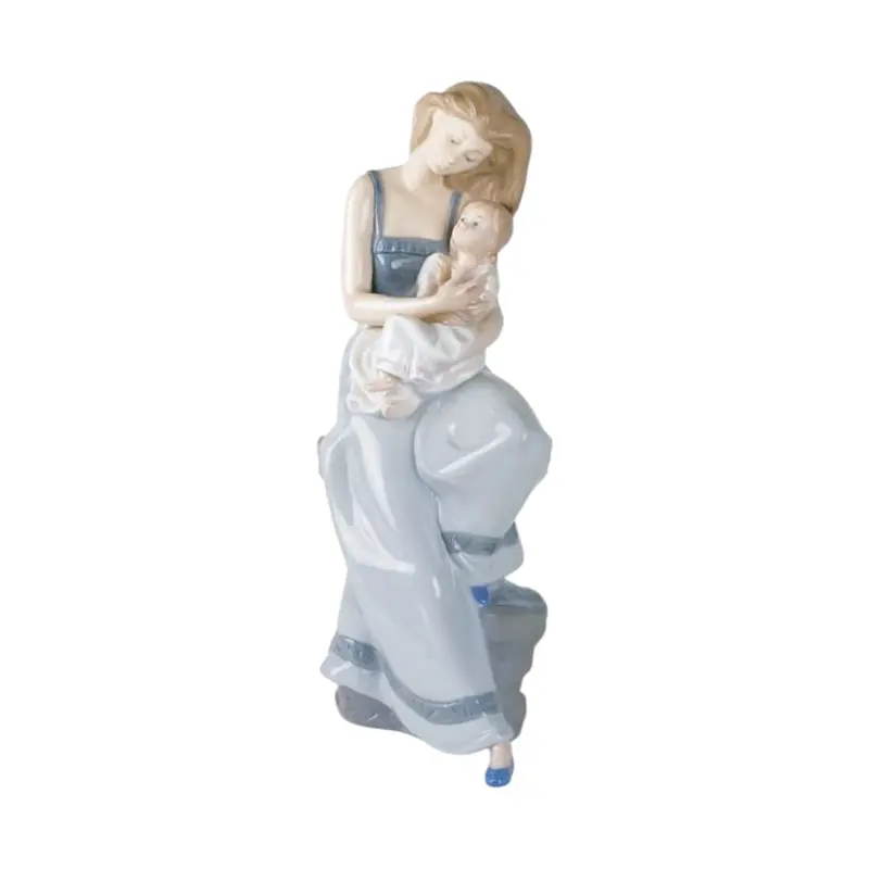 Nao Statuina Porcellana La Mia Bambina 37x21x12 cm