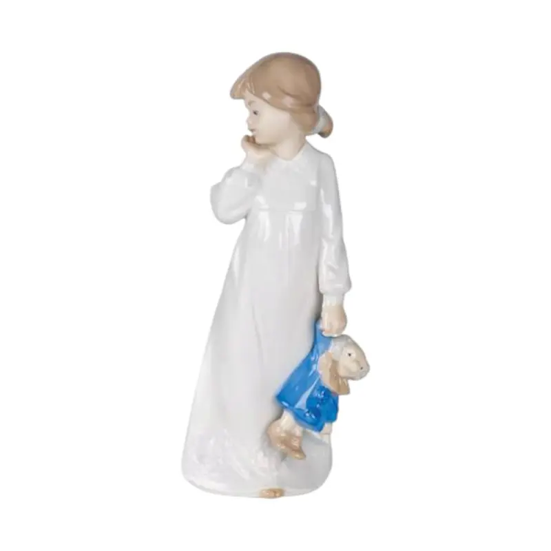 Nao Statuina Porcellana La Mia Bambola di Pezza 21x9x9 cm