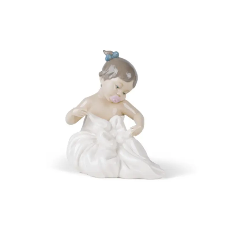 Nao Statuina Porcellana La Mia Copertina 16x13x10 cm