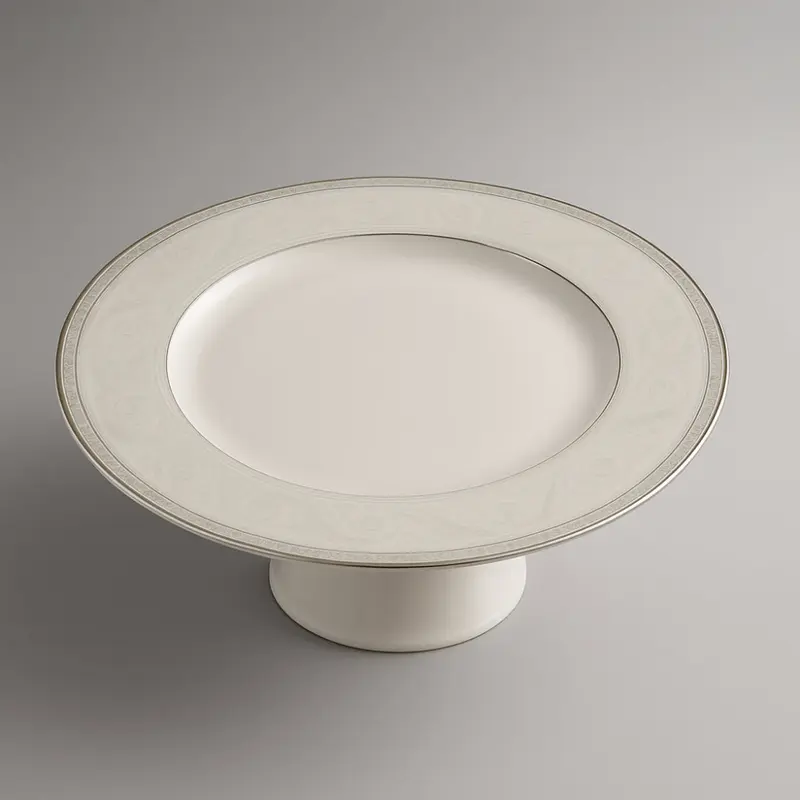 Narumi Alzatina Porcellana Space Moon Platino Ø31xH10 cm