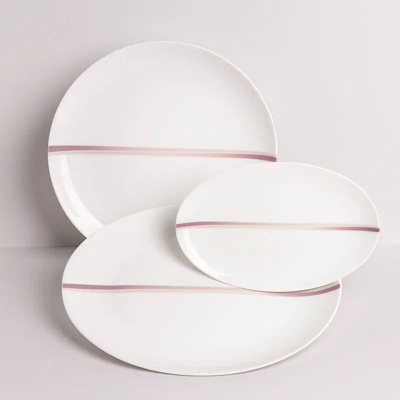 Narumi Chopstick Set 3 Piatti Portata Bone China