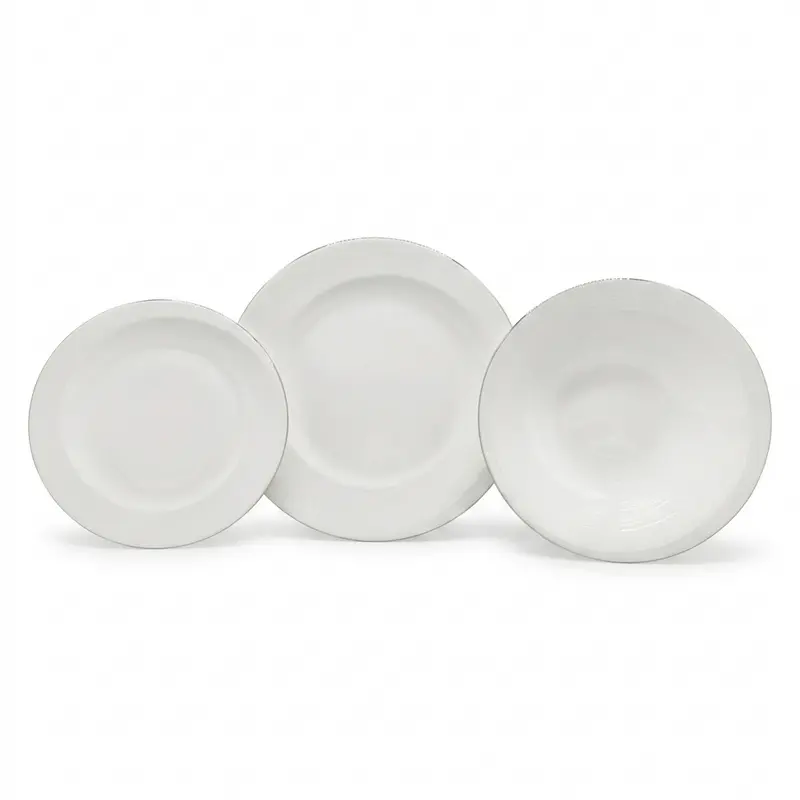Narumi Piatti Piano e Fondo Bone China Esprit Platinum