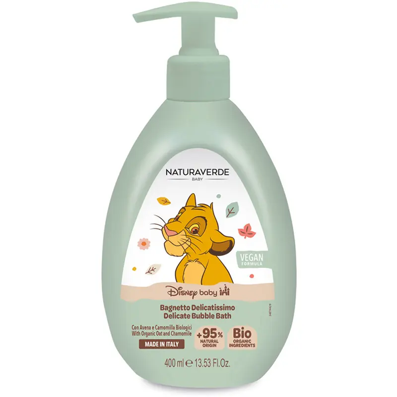 NATURAVERDE BIO DISNEY BABY BAGNETTO DELICATISSIMO PUMP 400 ML