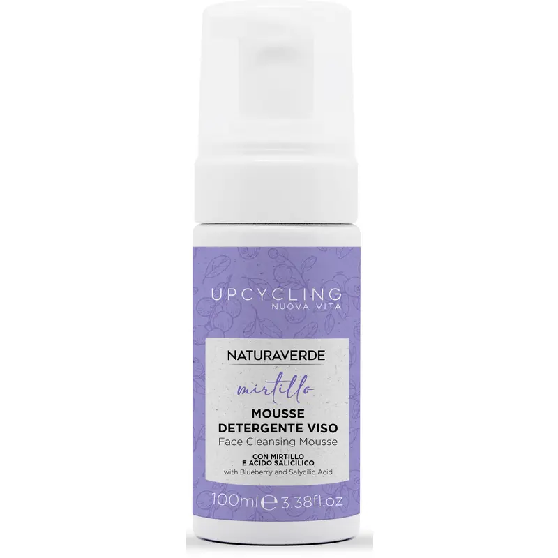 NATURAVERDE MOUSSE DETERGENTE VISO MIRTILLO 100 ML