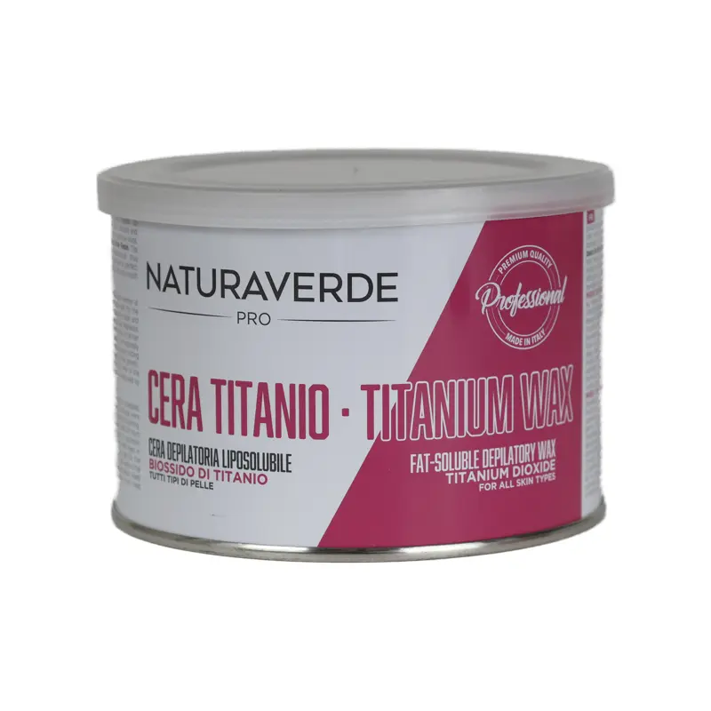 NATURAVERDE PROFESSIONAL CERA DEPILATORIA TITANIO 400 ML