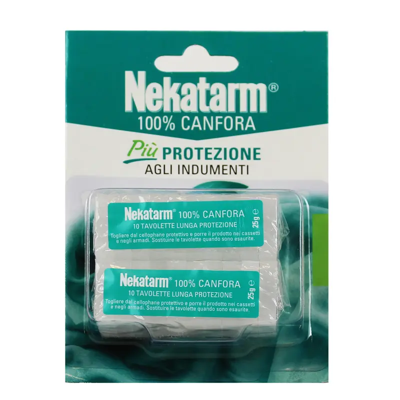 NEKATARM 100% CANFORA 20 TAVOLETTE BLISTER 50 grammi