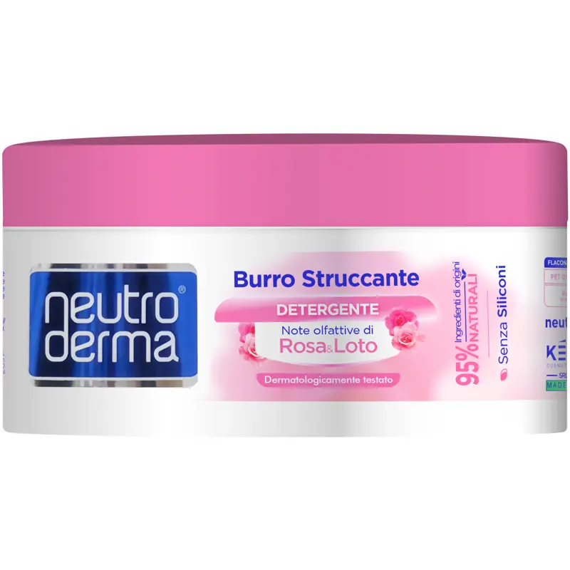 NEUTRO DERMA BURRO STRUCCANTE ARGAN & KARITE' VASO 150 grammi