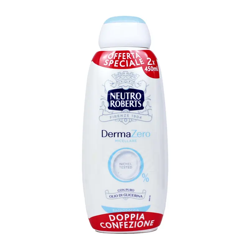 NEUTRO ROBERTS BAGNODOCCIA DERMAZERO MICELLARE 450 ML - 2 PEZZI
