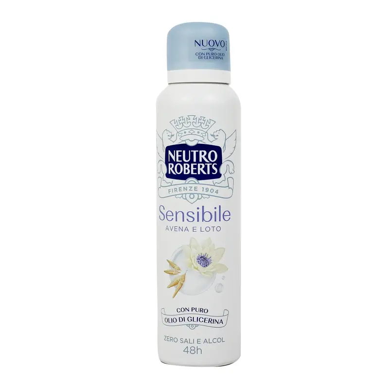 NEUTRO ROBERTS DEODORANTE SENSIBILE AVENA E LOTO SPRAY 150 ML