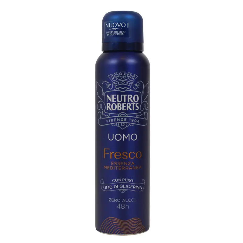 NEUTRO ROBERTS DEODORANTE UOMO FRESCO ESSENZA MEDITERRANEA SPRAY 150 ML