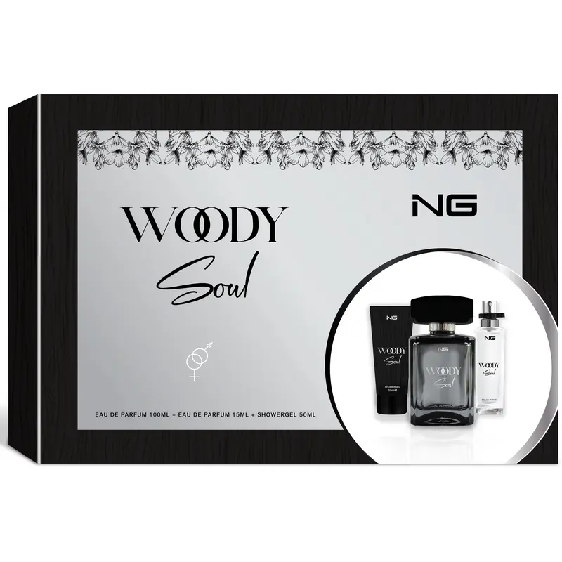 NG WOODY SOUL COFANETTO EDP 100 ML + EDP 15 ML +SHOWER GEL TUBO 50 ML