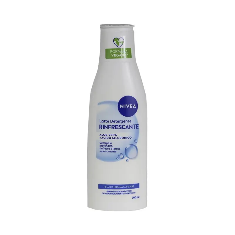 NIVEA LATTE DETERGENTE RINFRESCANTE PELLI NORMALI o MISTE 200 ML
