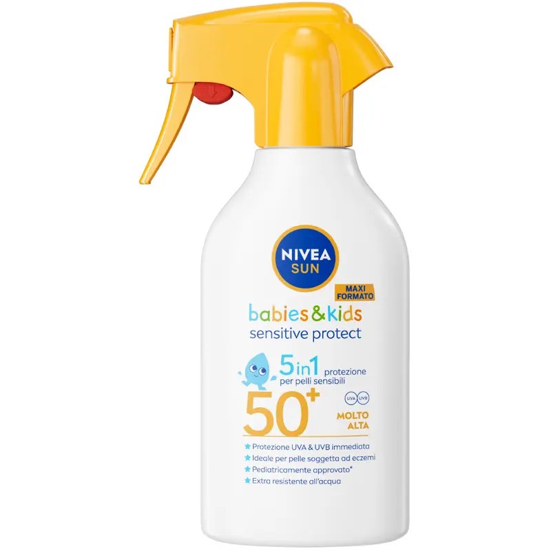 NIVEA SOLARE BABIES & KIDS SENSITIVE PROTECT FP50+ TRIGGER 250 ML