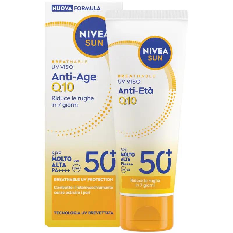 NIVEA SOLARE CREMA ANTI AGE Q10 FP50+ 40 ML