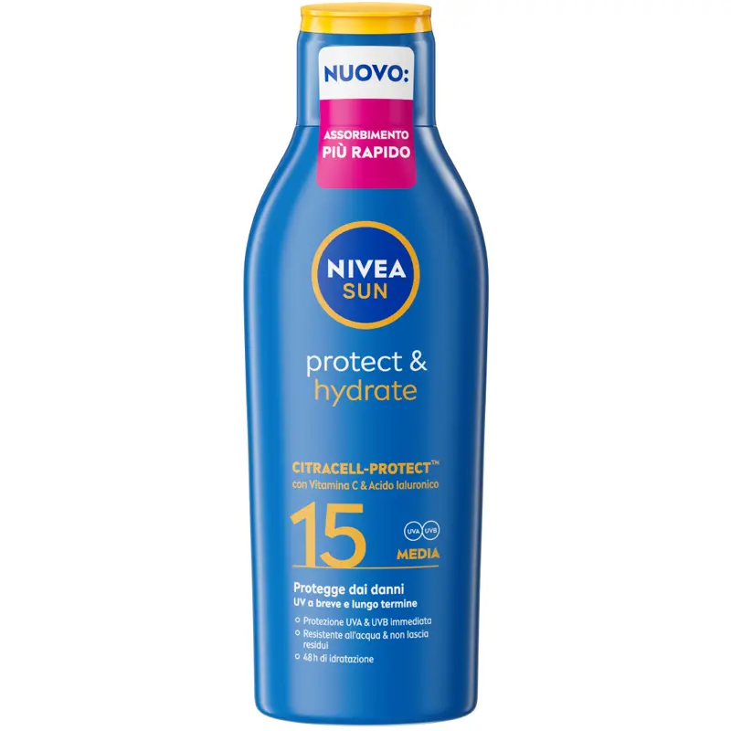 NIVEA SOLARE PROTECT & HYDRATE LATTE SFP15 200 ML