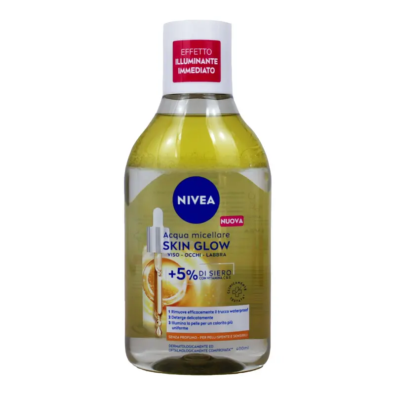 NIVEA VISO ACQUA MICELLARE ILLUMINANTE SERUM VITAMIN C & E 400 ML