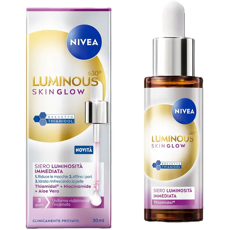 NIVEA VISO LUMINOUS 630 SKIN GLOW SIERO LUMINOSITA' IMMEDIATA 30 ML