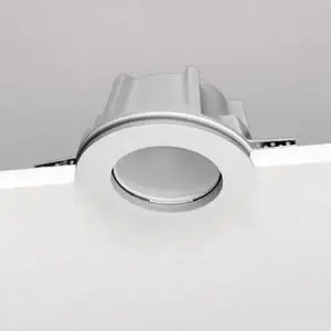 NOBILE ILLUMINAZIONE 9094 Faretto Incasso Gesso con Vetro Rotondo 8W GU10 Ø120mm IP20
