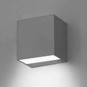 NOBILE ILLUMINAZIONE BA10/1A/4K/G Lampada Parete LED Dimmerabile 9W 900 Lumen 4000K IP65 Alluminio