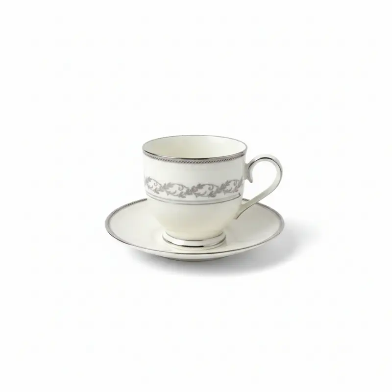 Noritake Westover Platinum Tazza da Caffè Porcellana 11x6,5 cm