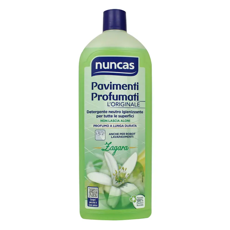 NUNCAS DETERGENTE PAVIMENTO PROFUMATO FIORE DI ZAGARA 1 LT.