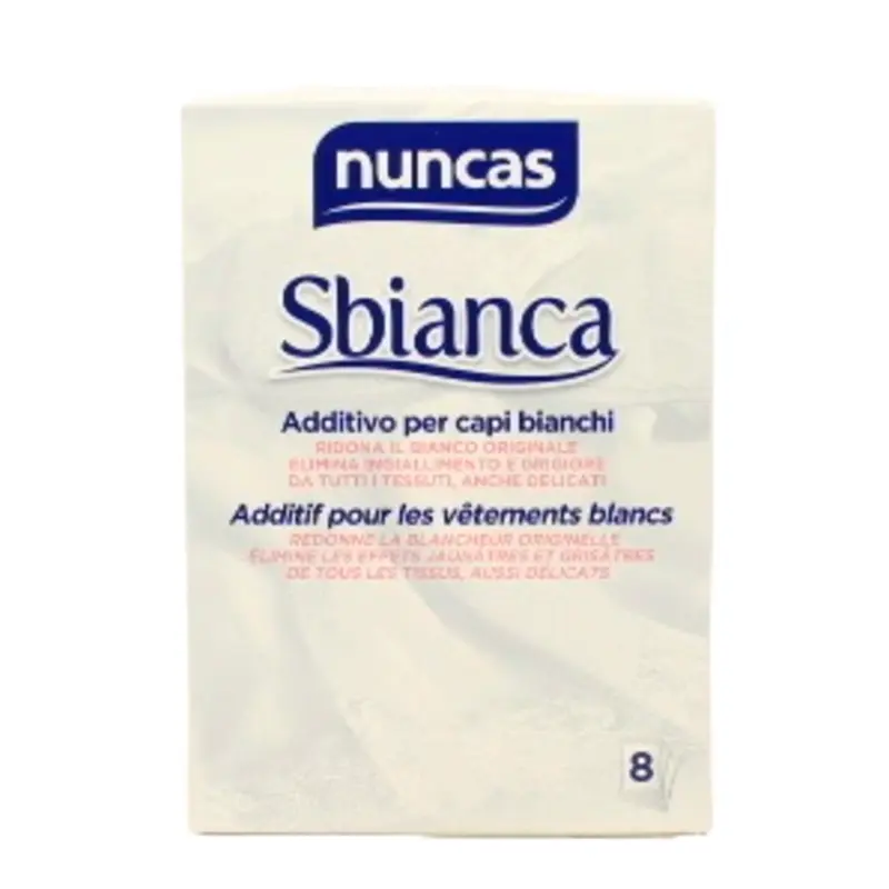 NUNCAS SBIANCA ADDITIVO BUCATO CAPI BIANCHI 8 BUSTE