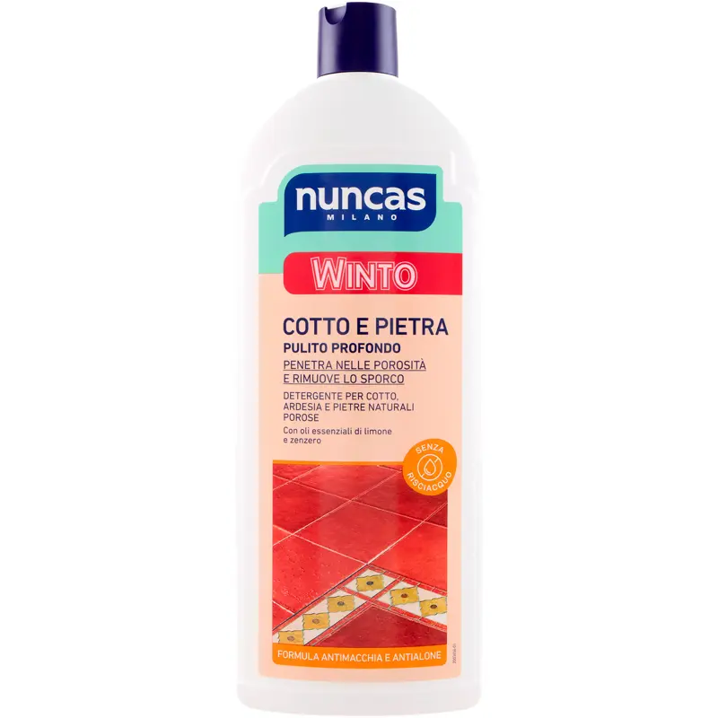 NUNCAS WINTO DETERGENTE SPECIFICO PER PAVIMENTI IN COTTO E PIETRA 1 LT