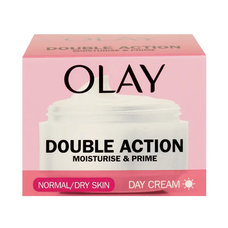 OLAY CREMA DOUBLE ACTION DAY CREAM & PRIMER NORMAL / DRY 50 ML