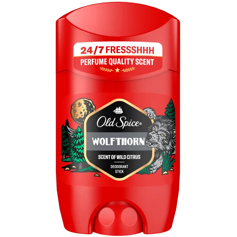 OLD SPICE DEODORANTE STICK WOLFTHORN PEOFUMO WILD CITRUS 50 ML