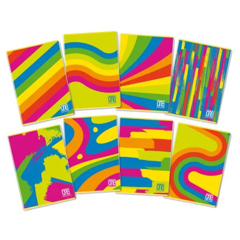 One Color - Fantafluo Maxiquaderno 20+1Ff. 80Gr. 1R X10