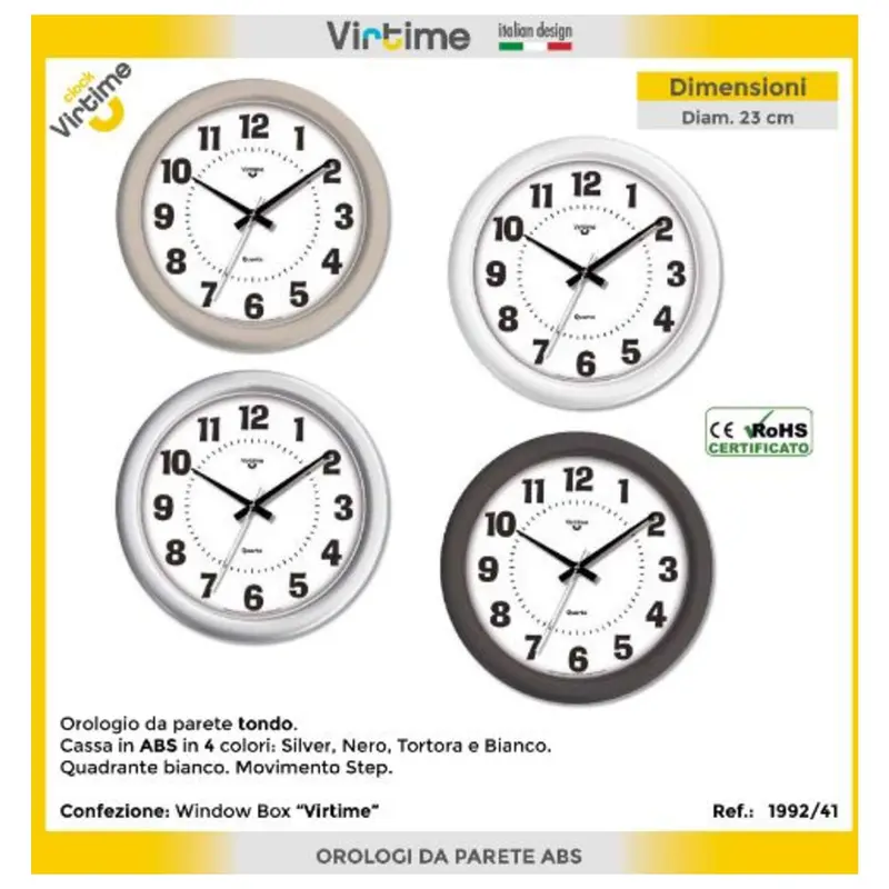 Orologio D23 Bianco N.Neri 1992/41 Virt.