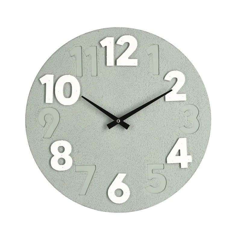 Orologio da parete timing verde salvia d.40cm | Rohome