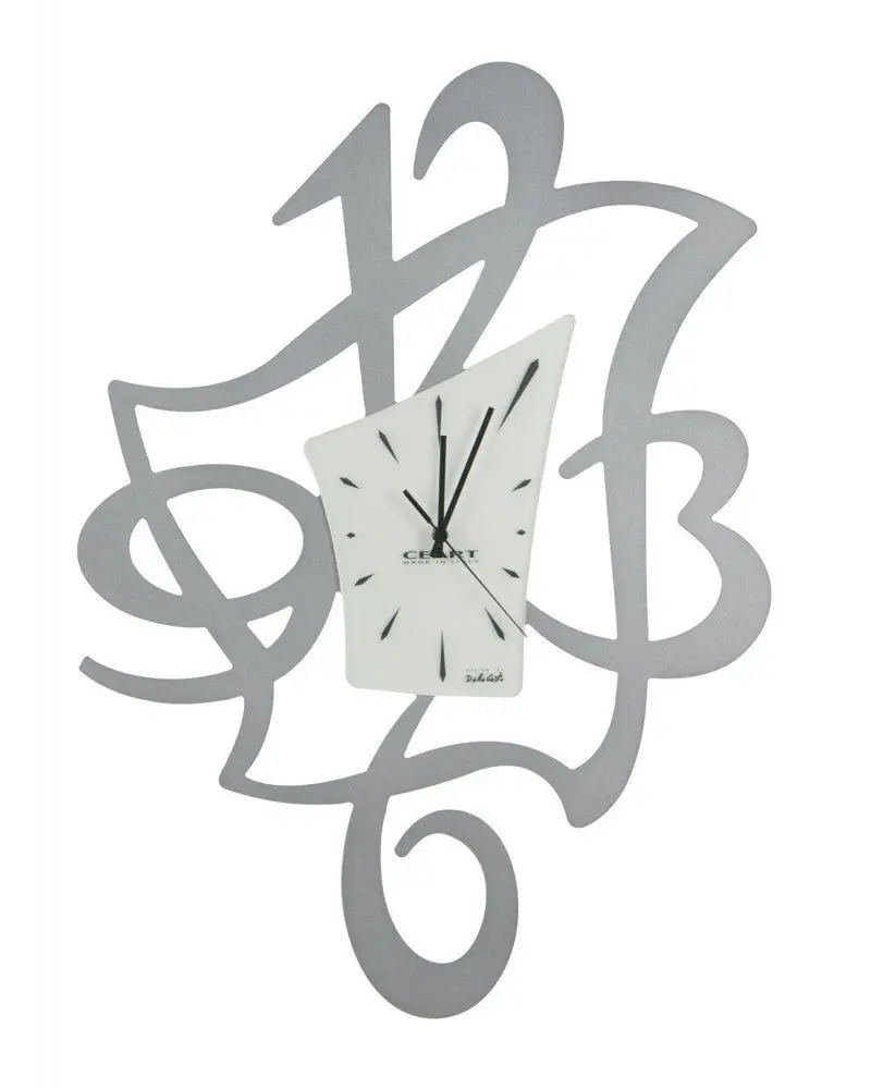Orologio in metallo intagliato a laser long h.63cm | Rohome
