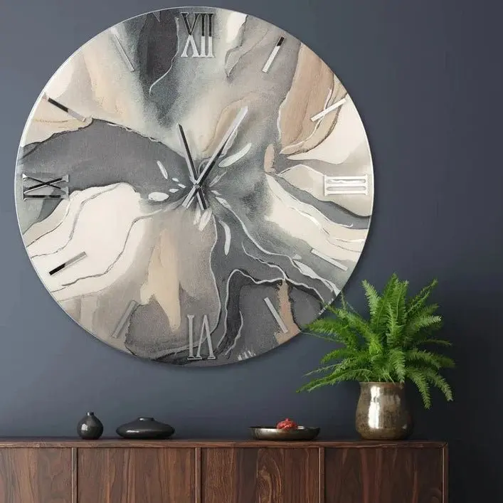 Orologio luxury macchia grigio d.60cm| rohome