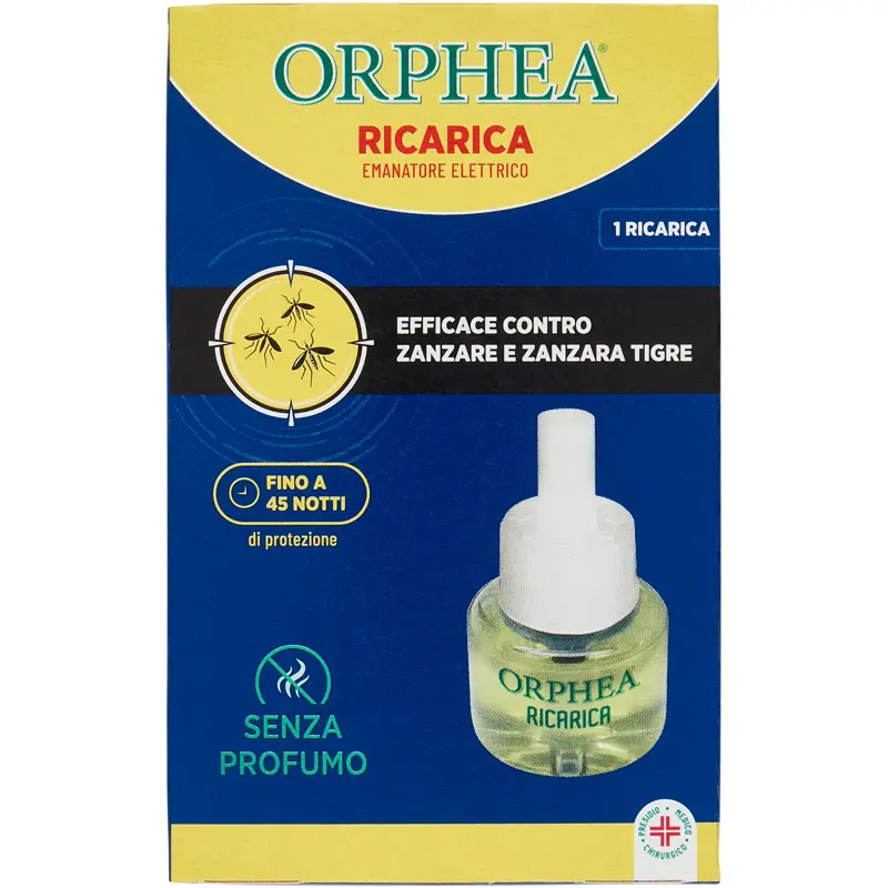 ORPHEA INSETTICIDA RICARICA LIQUIDA SENZA PROFUMO 45 NOTTI