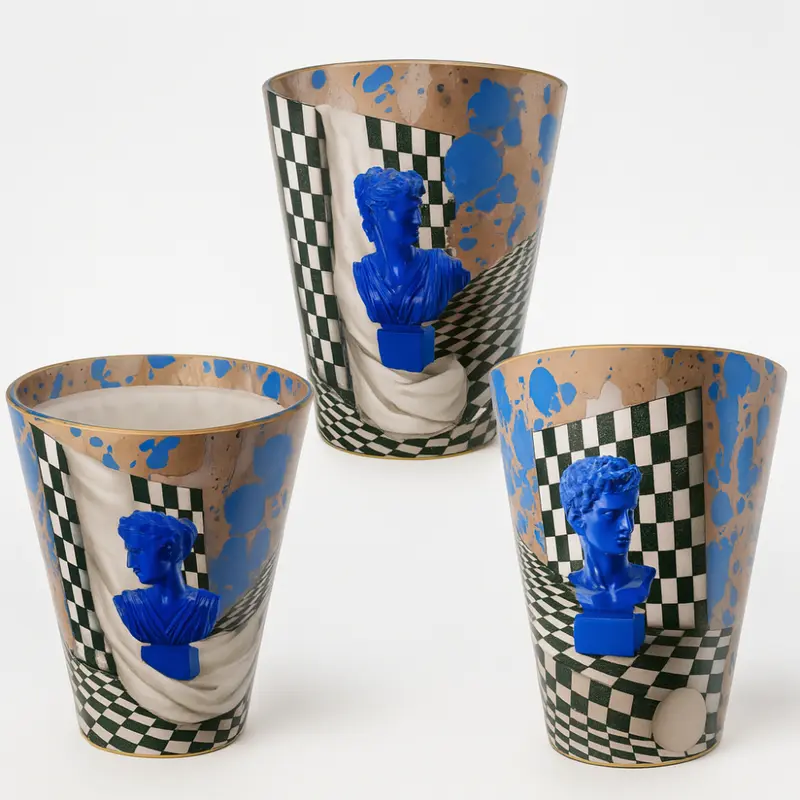 Palais Royal Vaso con Candela gigante I Bellimbusti Solstizio d’Inverno 16x22 cm