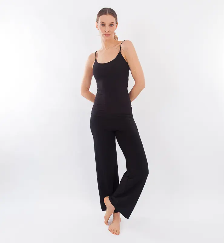 Pantaloni palazzo in Tencel