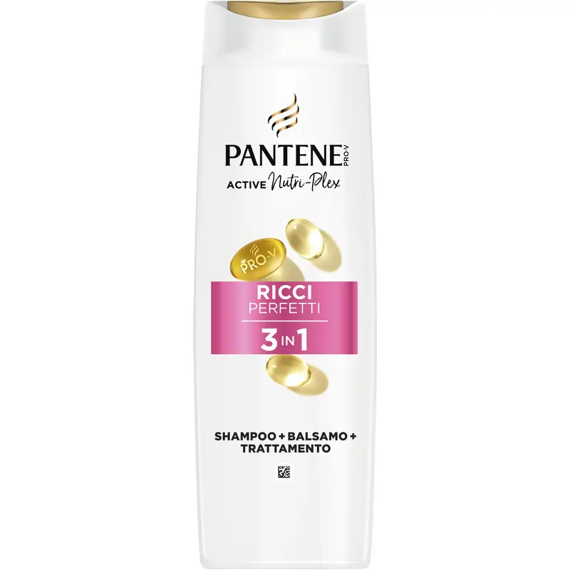PANTENE SHAMPOO 3in1 RICCI PERFETTI MODELLA RICCI CRESPI E RIBELLI 250 ML