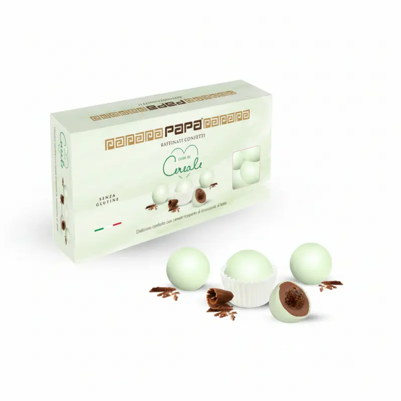 Papa Confetti Cuor di Cereale Verde Salvia Confetti 700 g