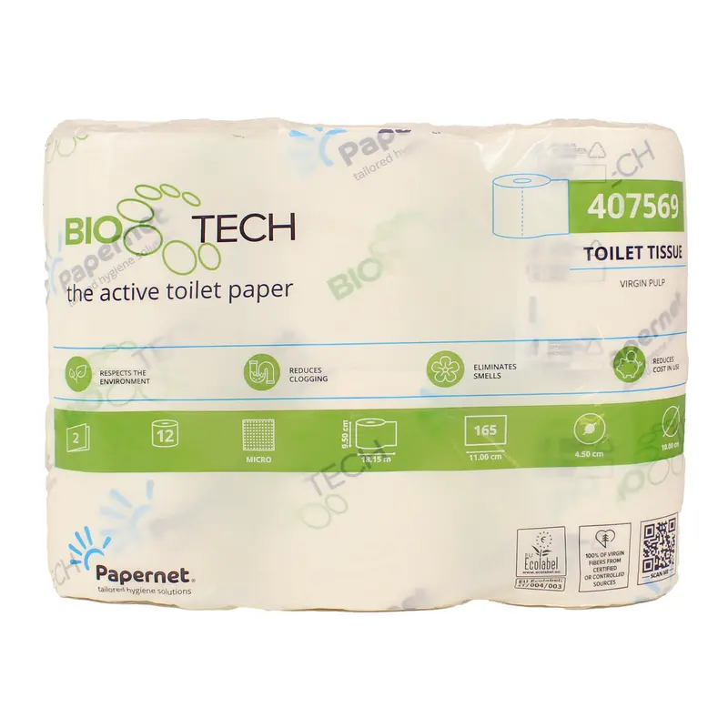 PAPERNET CARTA IGIENICA BIOTECH 12 ROTOLI 2 VELI