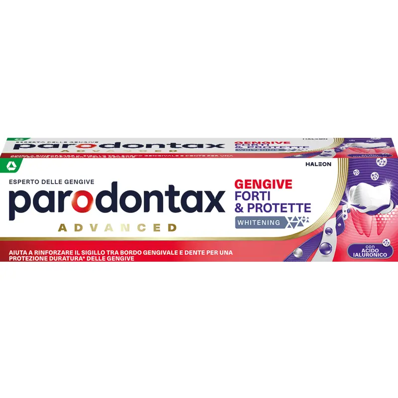 PARODONTAX DENTIFRICIO GENGIVE FORTI e PROTETTE WHITENING 75 ML